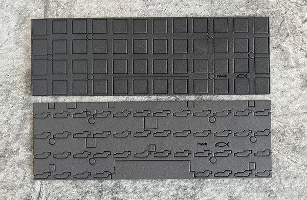 Planck case and plate foam set