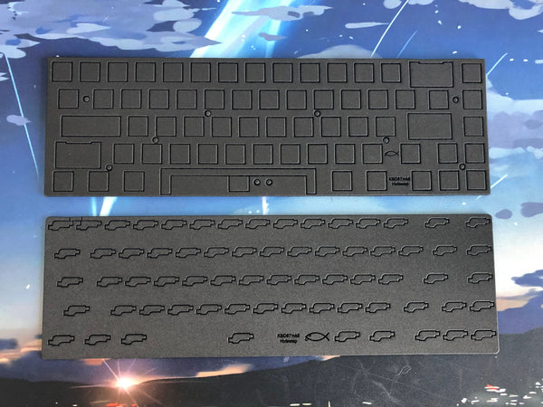 KBD67mkii case and plate foam set