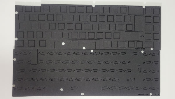 Keychron Q7 case and plate foam set