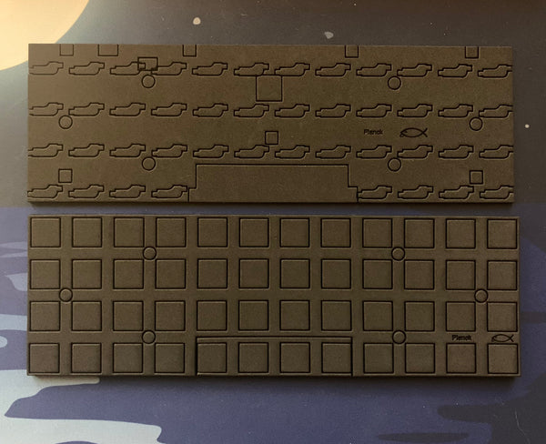 Planck case and plate foam set