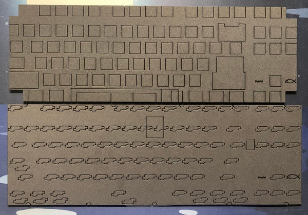 Scarlet case and plate foam set
