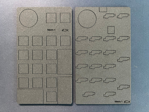 Laneware Macro-1 case and plate foam set